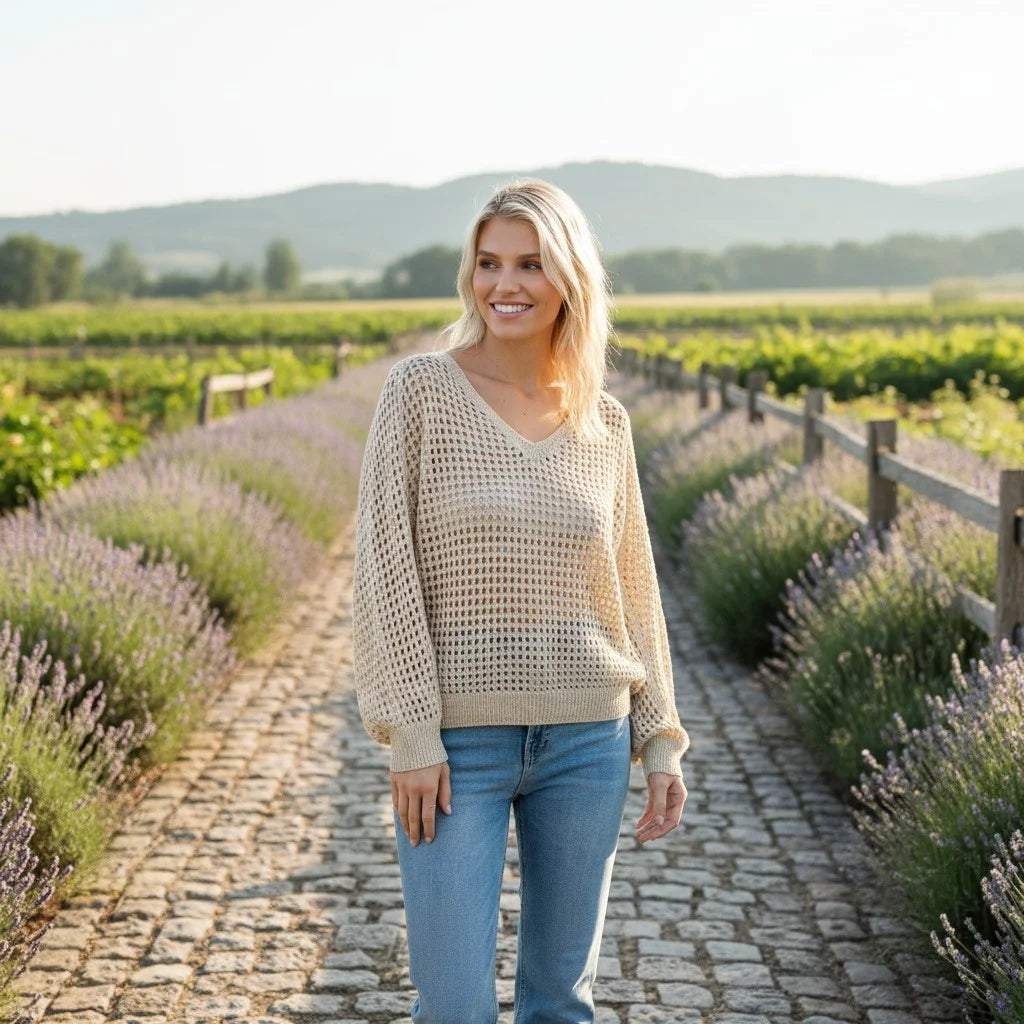 The Golden Weave Sweater