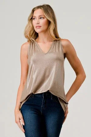 The Shimmery Tank - Assorted Colors