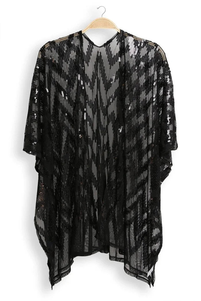 The Valencia Sequin Kimono - Assorted Colors