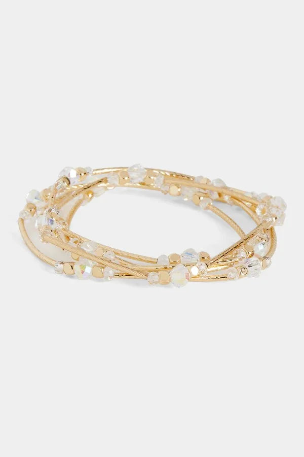 The Rosalita Stretch Bracelet Stack - Assorted Colors