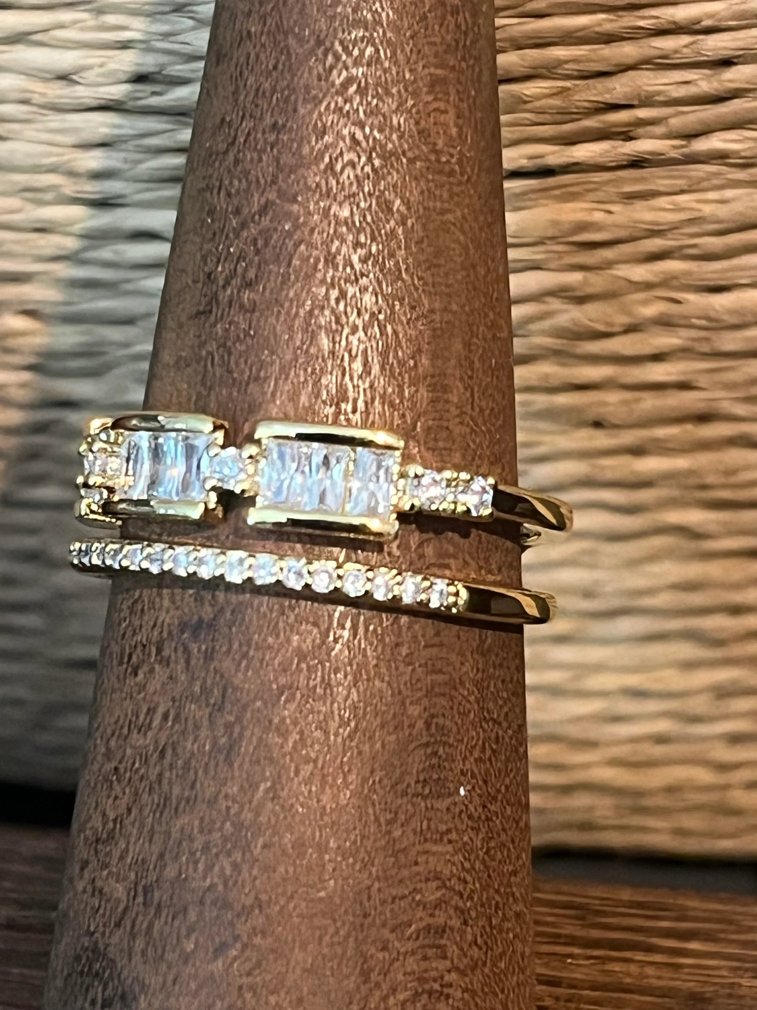 Sparkle Around Me Adjustable Ring