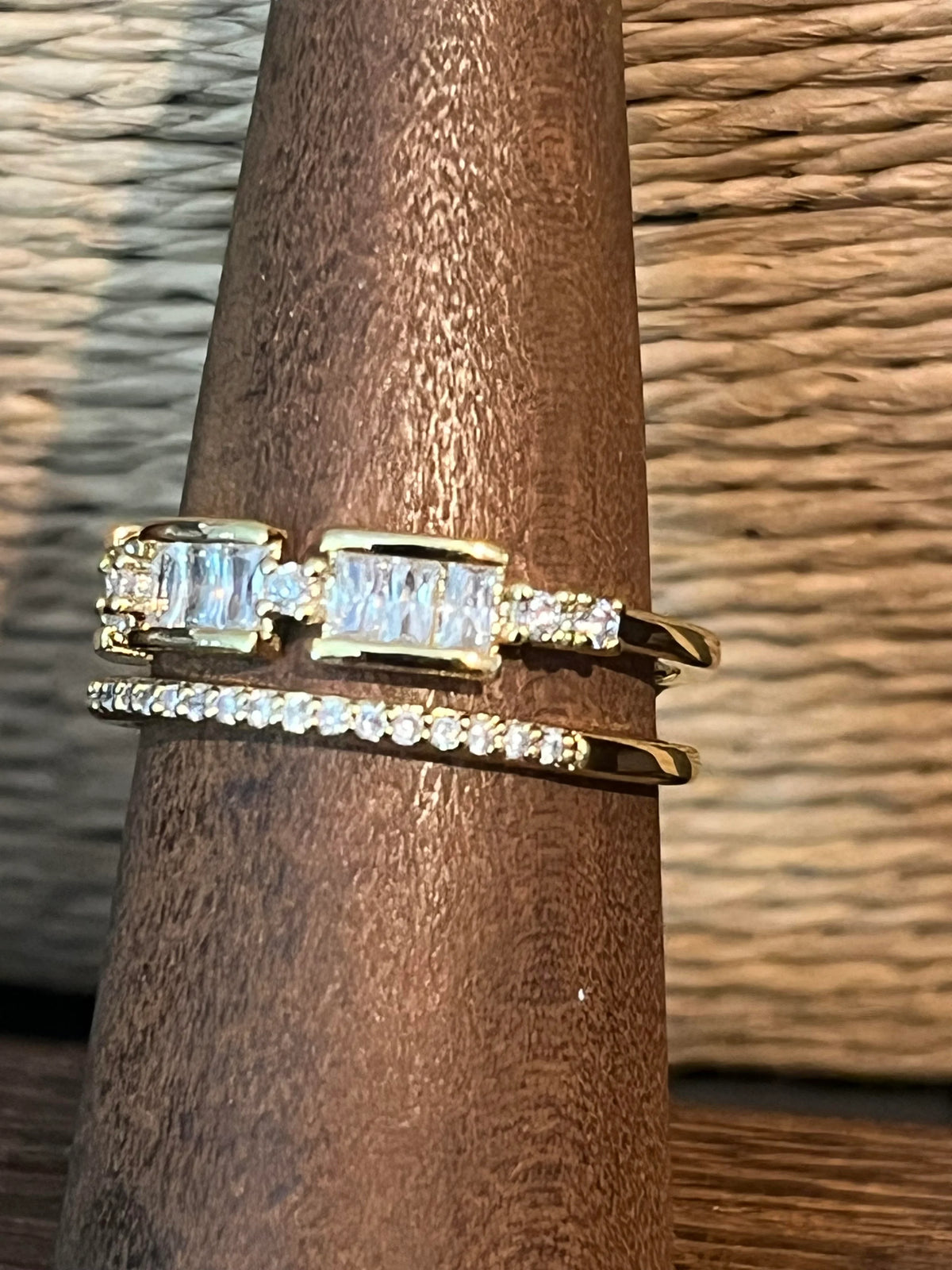 Sparkle Around Me Adjustable Ring