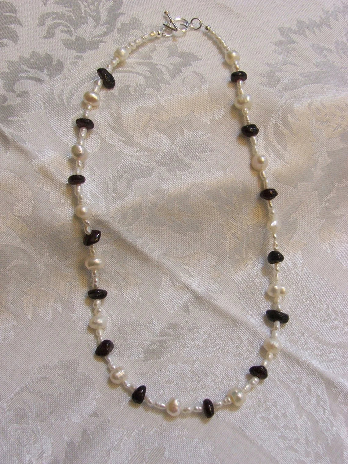 Pearl's Garnet Necklace