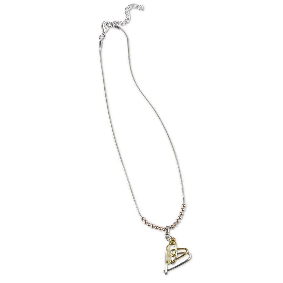 I Love You Always Double Heart Necklace
