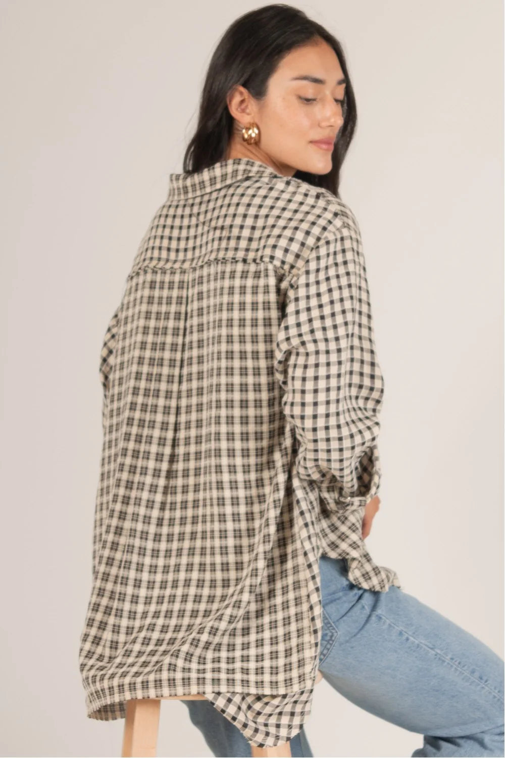 The Marcie Oversized Plaid Shirt