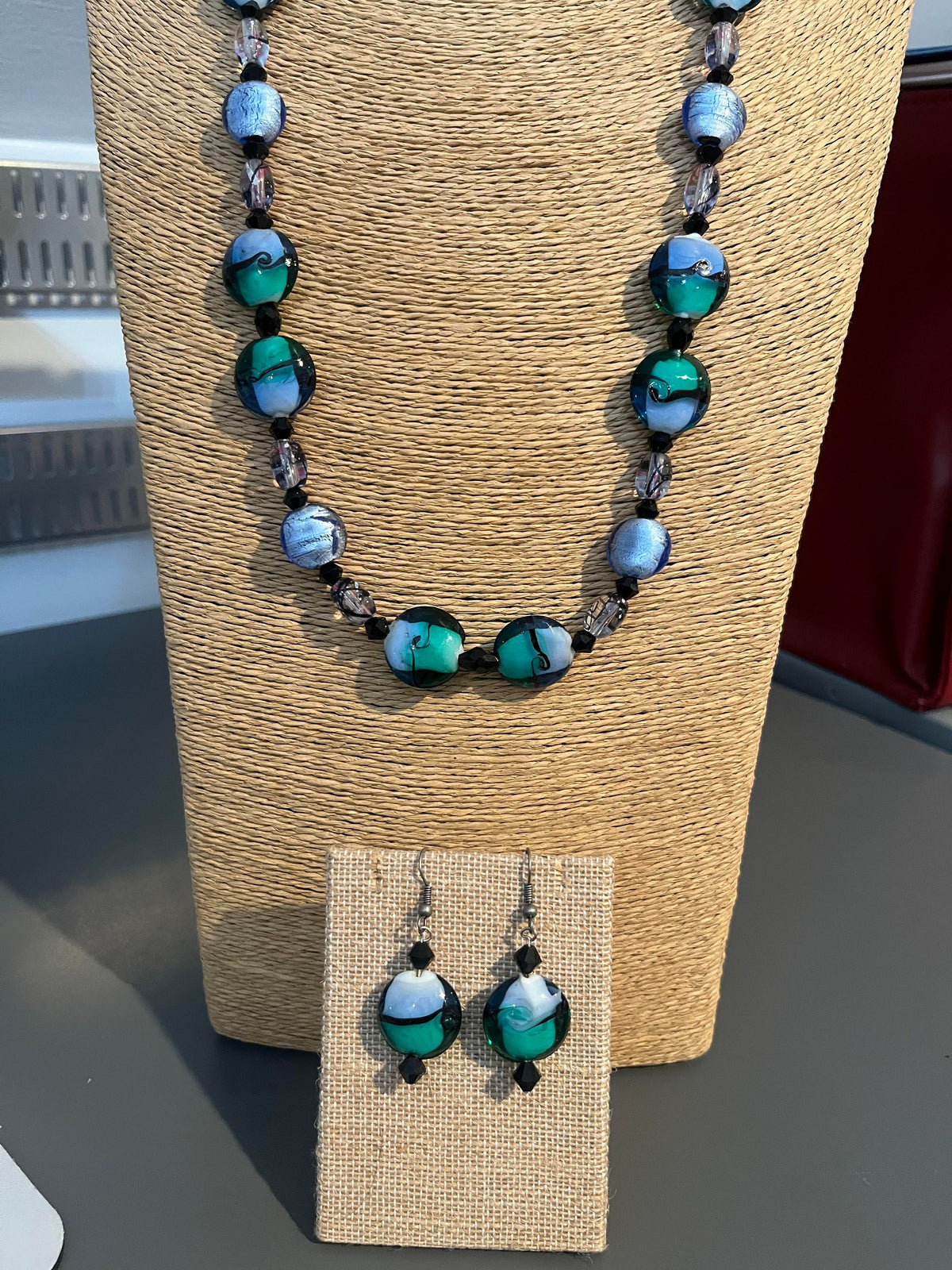 The Ocean Necklace & Earring Set