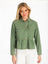 The Peplum Denim Jacket - Assorted Colors