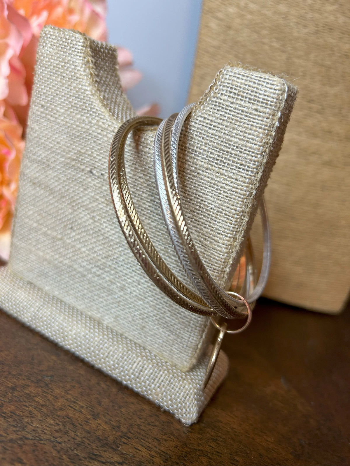 My Heart Surrounds You Bangle Bracelet Set
