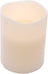 White Frosty Flameless Candle