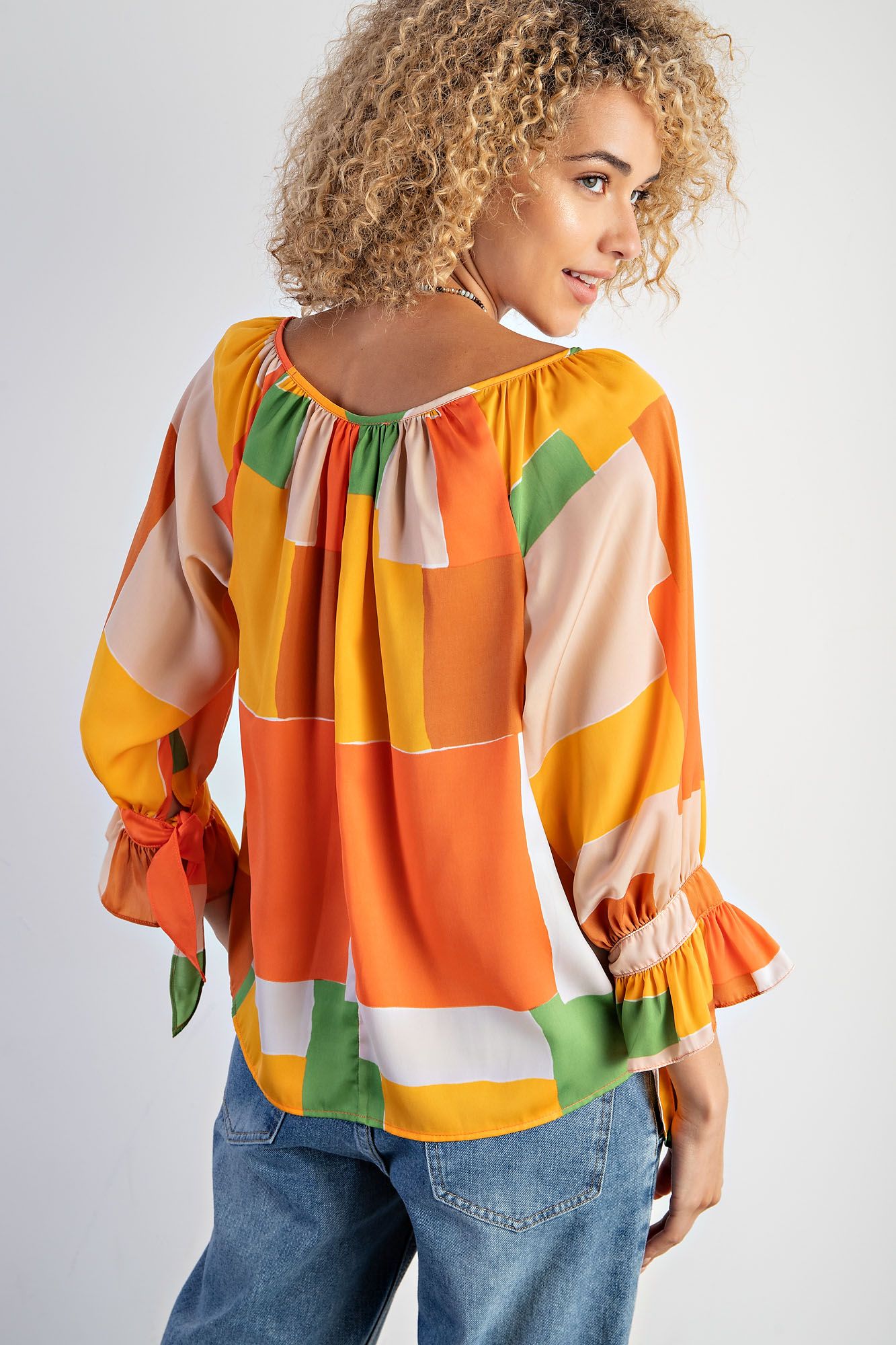 The Mirabelle Satin Blouse - Plus Sizes