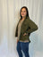 The Denim Edge Olive Jacket