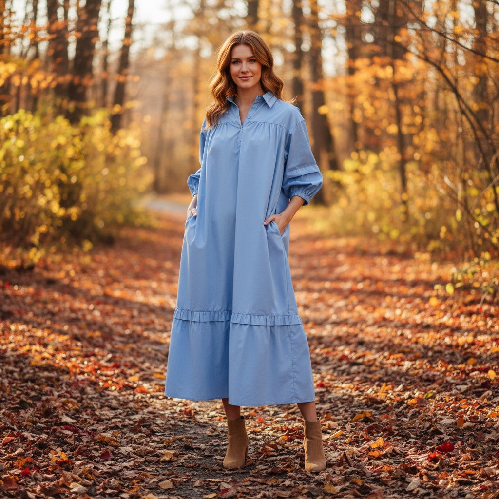 The Blue Maxi Dress