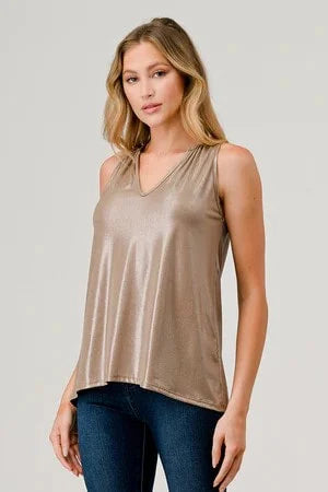 The Shimmery Tank - Assorted Colors