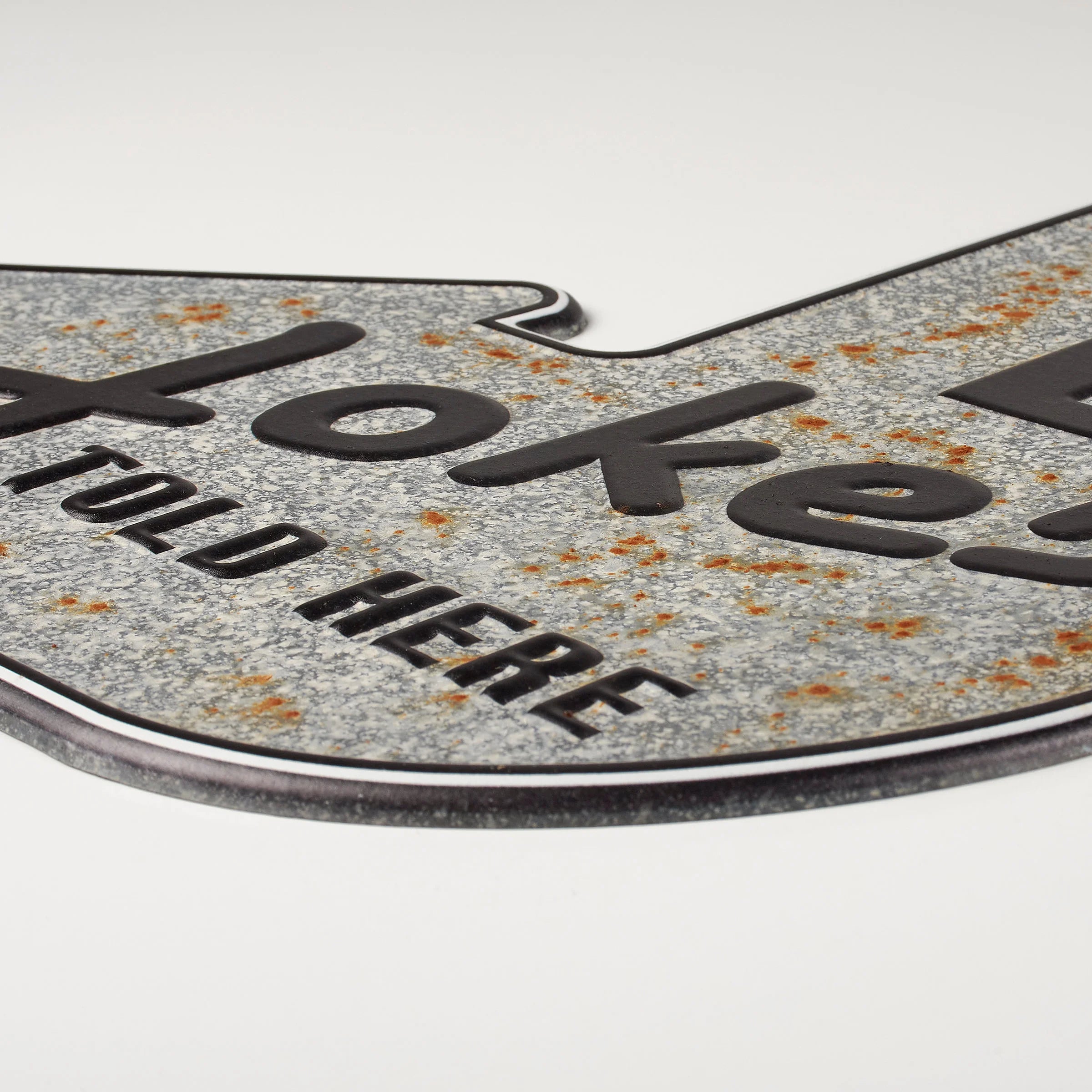 Dad Jokes Told Here Metal Sign