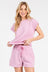 The Pink Cloud Knit Top and Short Separates