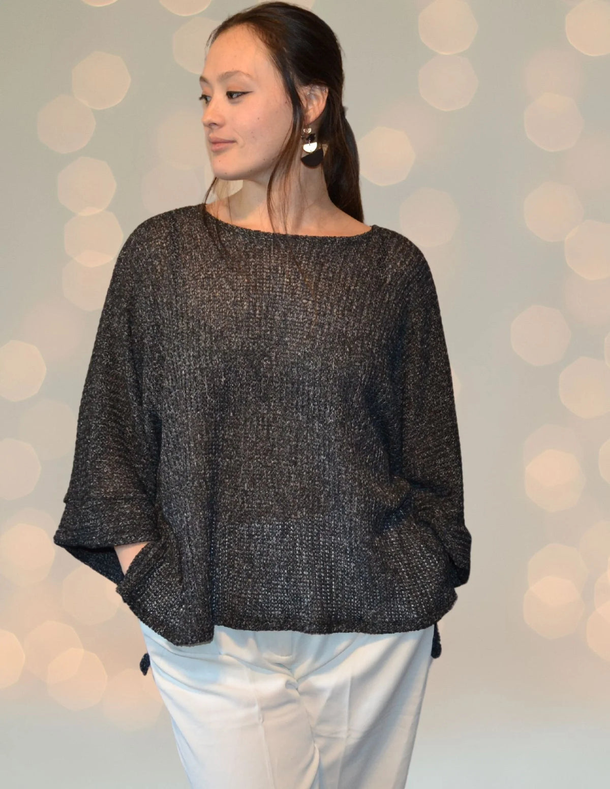 The Charcoal Weave Sweater