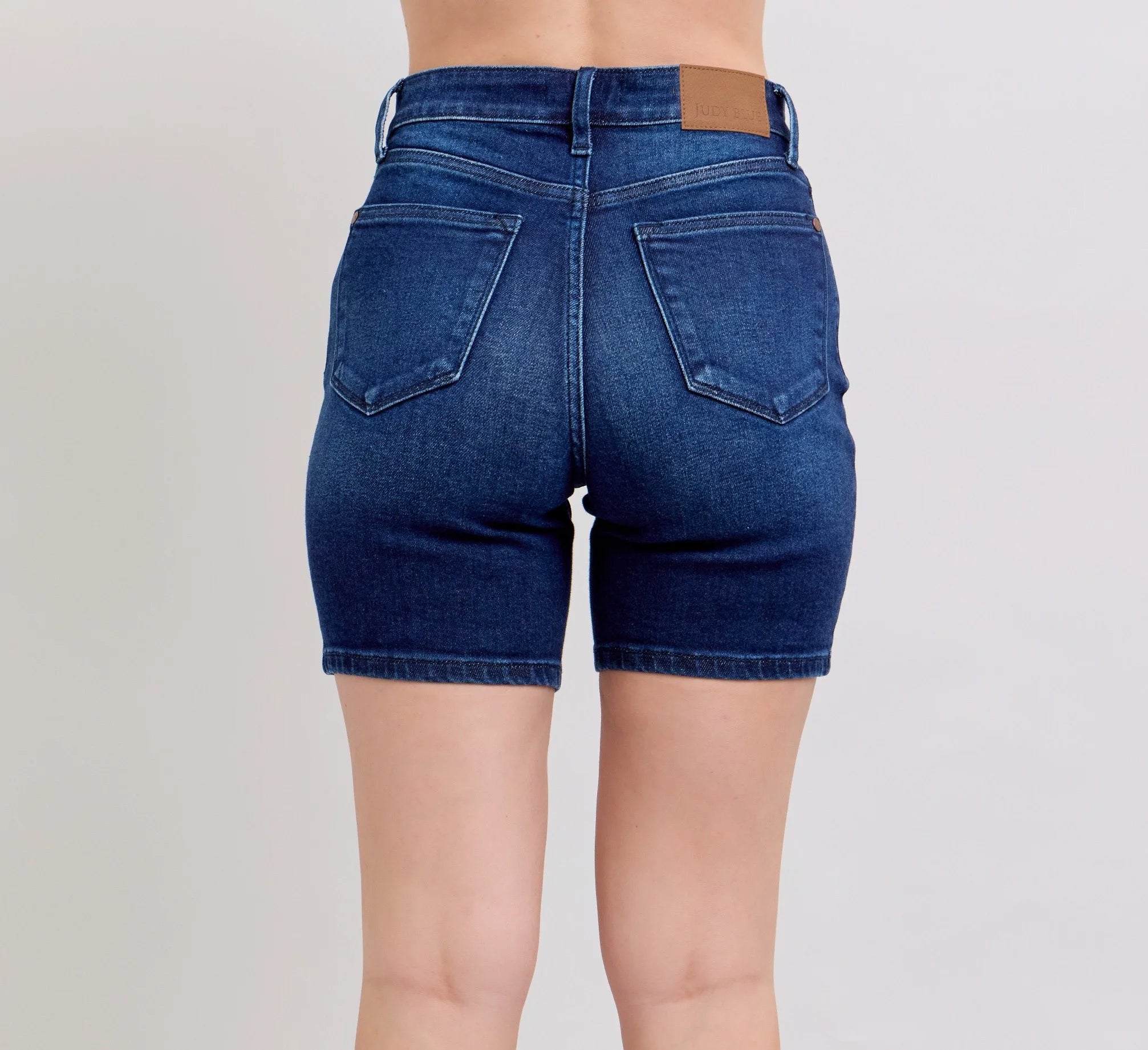 Judy Blue High Waisted V-Front Bermuda Shorts