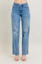 Judy Blue Tummy Control Vintage Wash Straight Leg Jeans