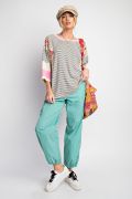 The Susanna Mix Print Knit Top - Plus Sizes