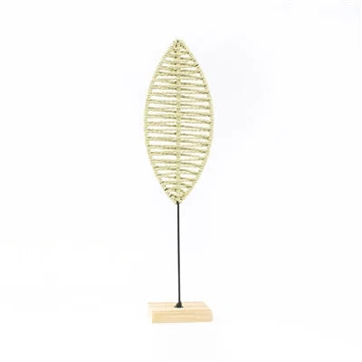 Woven Leaves on Stands - 2 Sizes Available