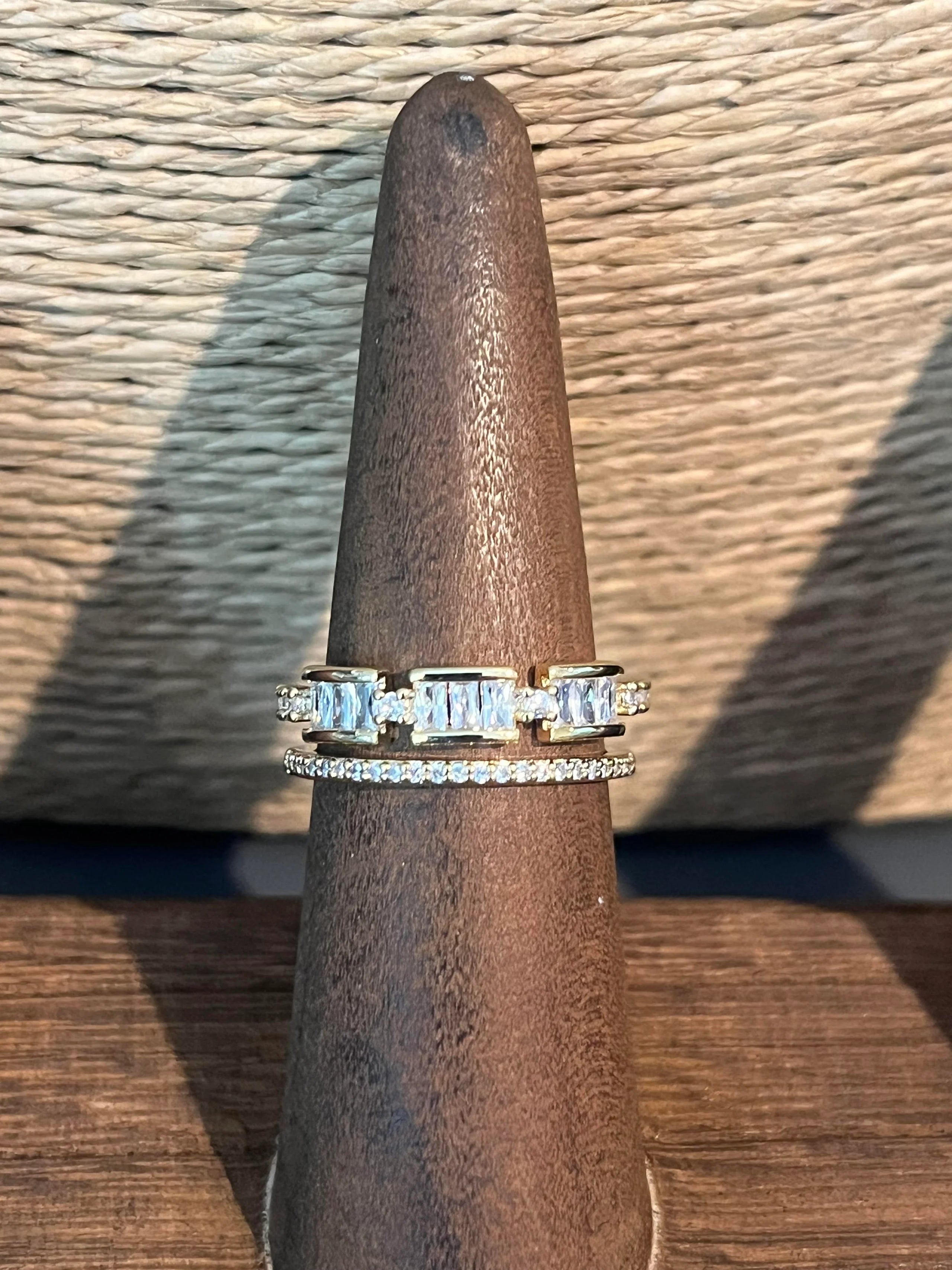 Sparkle Around Me Adjustable Ring