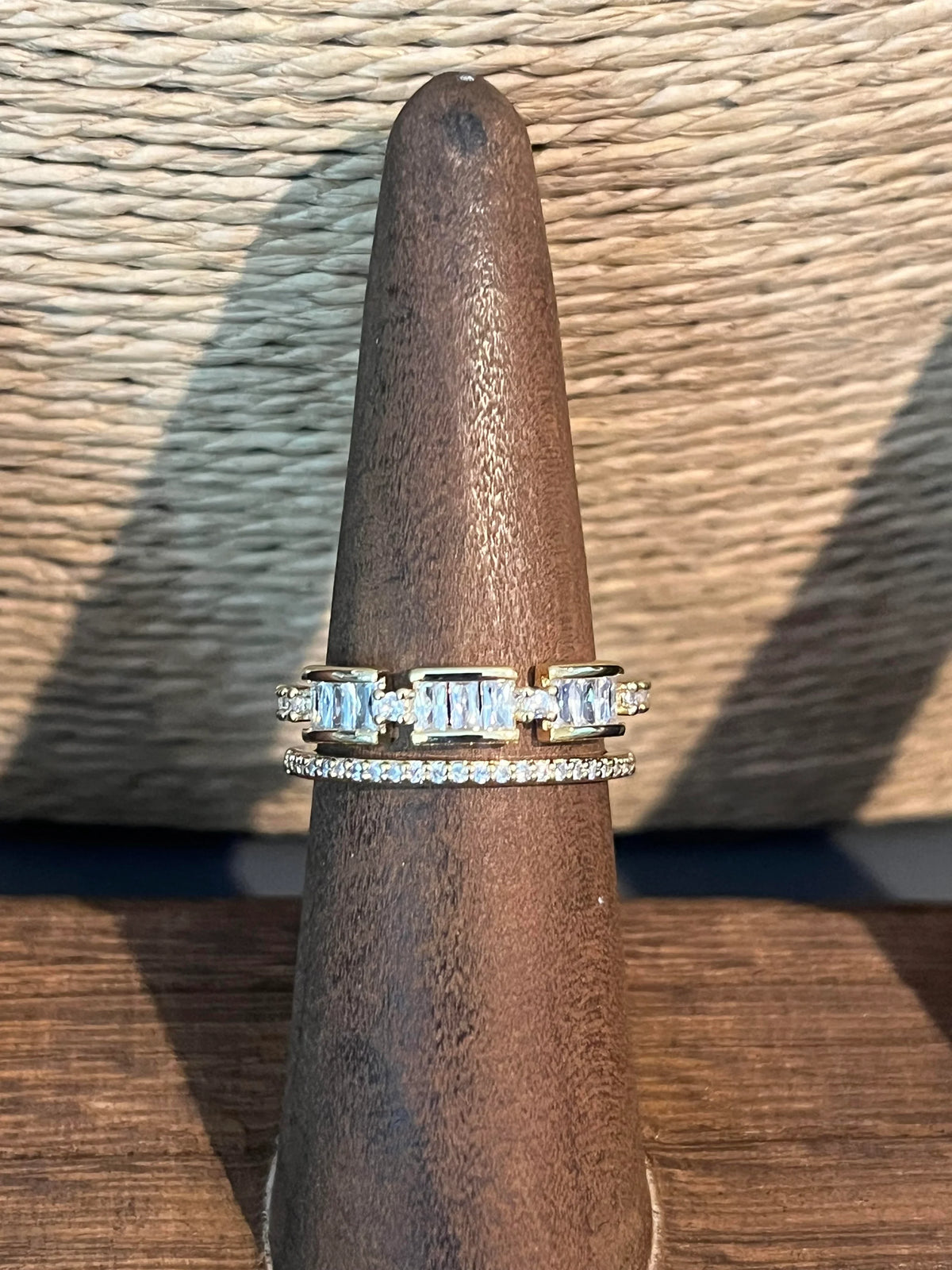 Sparkle Around Me Adjustable Ring