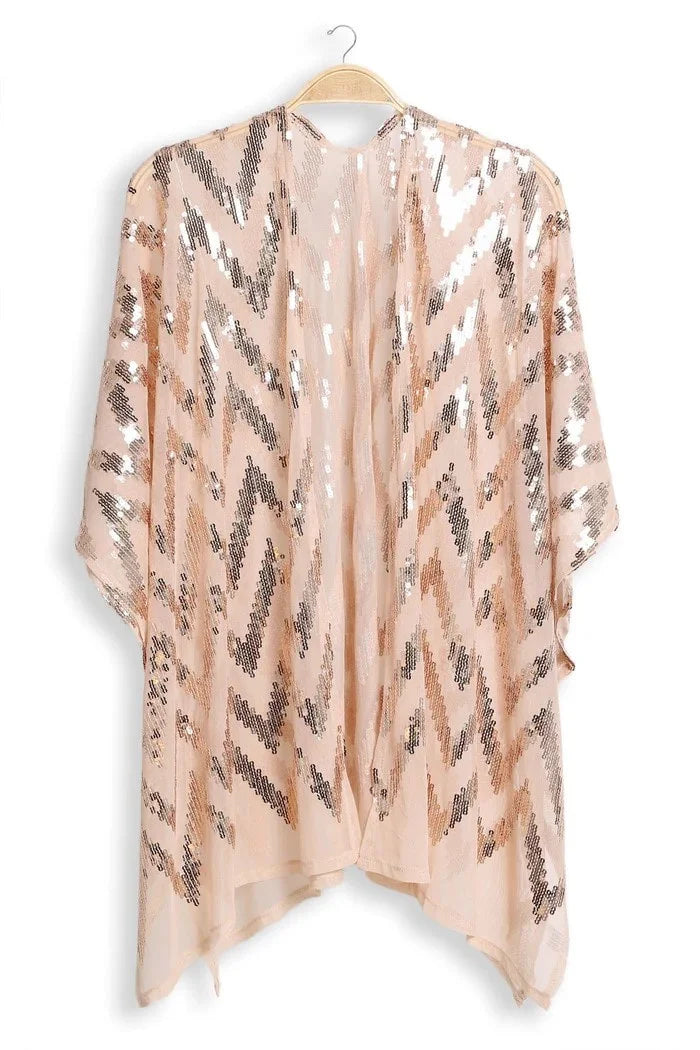 The Valencia Sequin Kimono - Assorted Colors