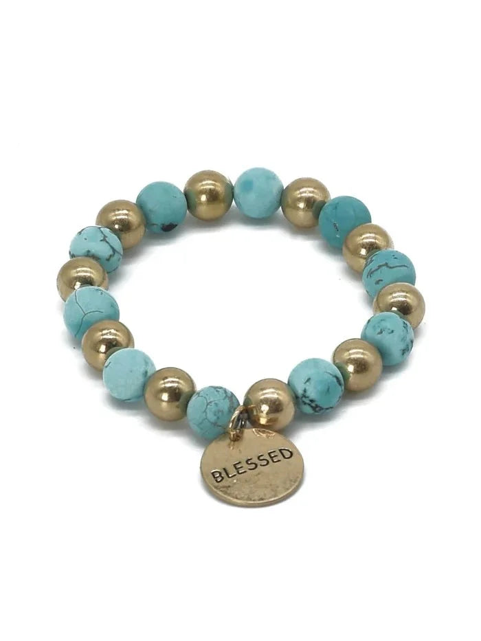 I Am Blessed Bracelet - Assorted Colors