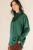 Emerald Green Satin Blouse