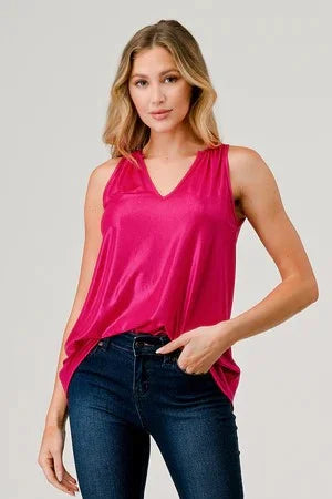 The Shimmery Tank - Assorted Colors