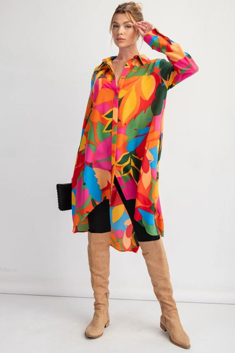 The Celebration Shirt Dress - Plus Sizes