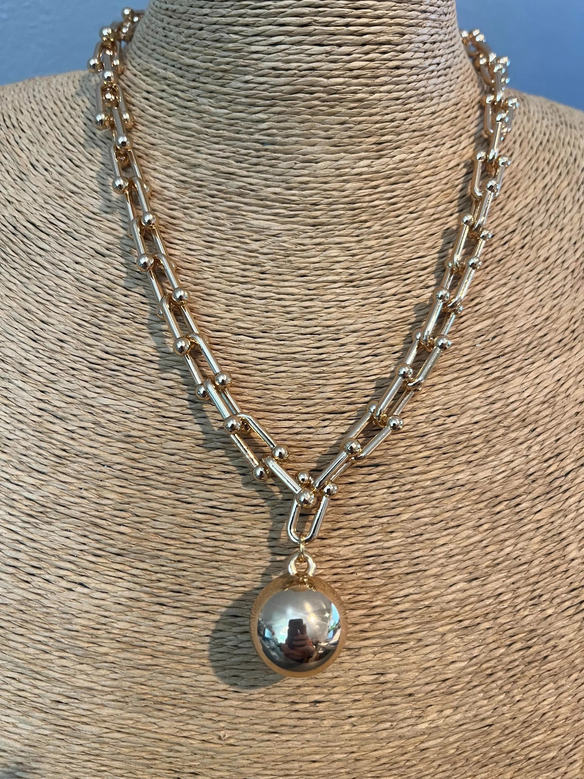 The Ball and Chain Necklace