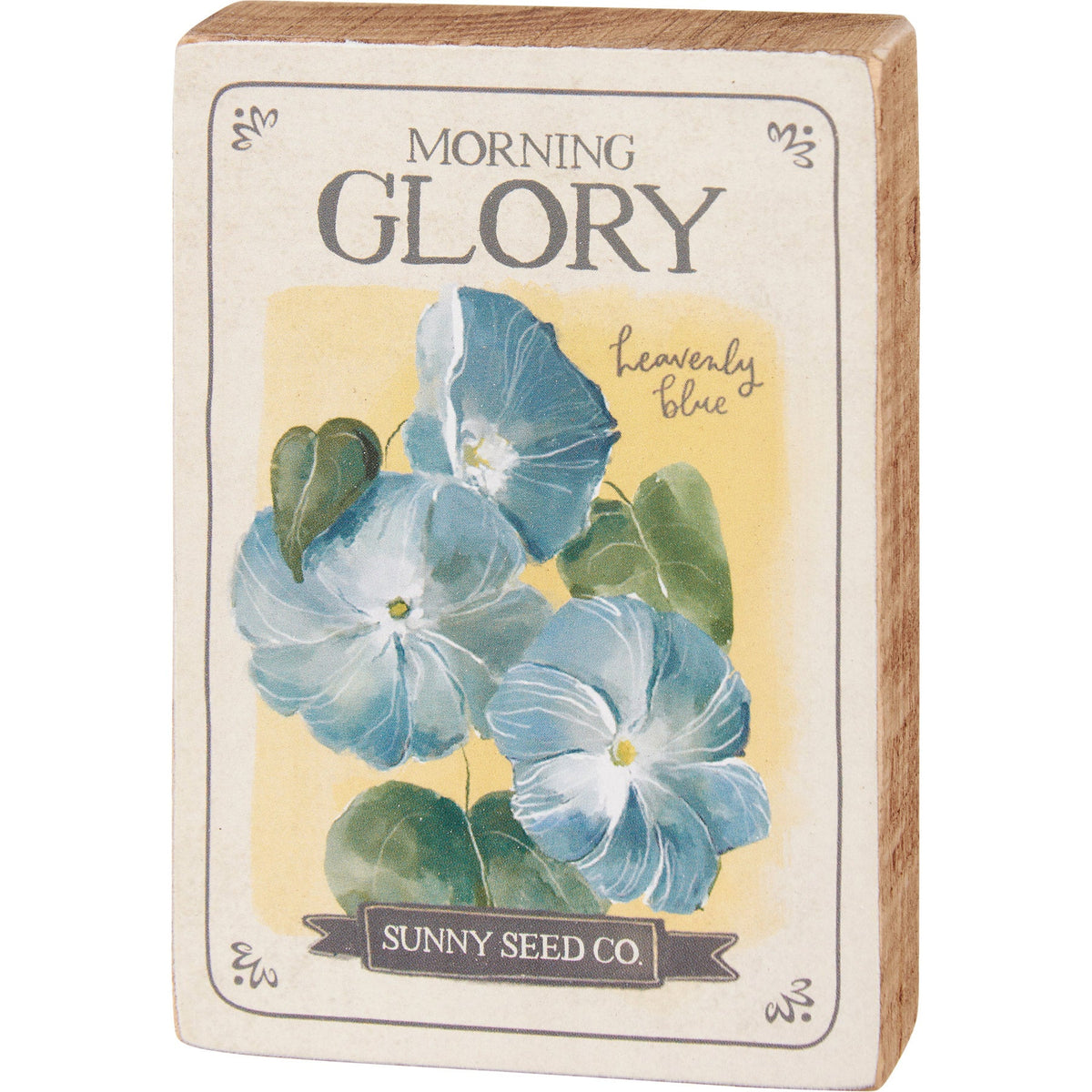 Flower Garden Seed Packet Wood Block Set