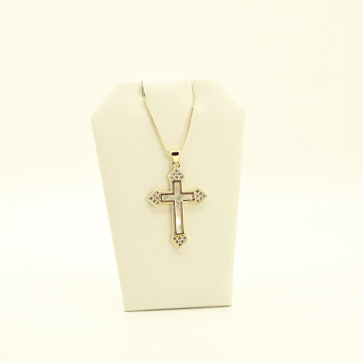 He Is Always With Me Cross Necklace