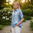 The Sonya Metallic Button Down Top