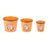 Fall Pumpkin Cutout Planter Buckets - Assorted Sizes
