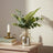 Silver Mercury Glass Bottle Vase