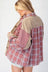 The Molly Plaid & Corduroy Shacket
