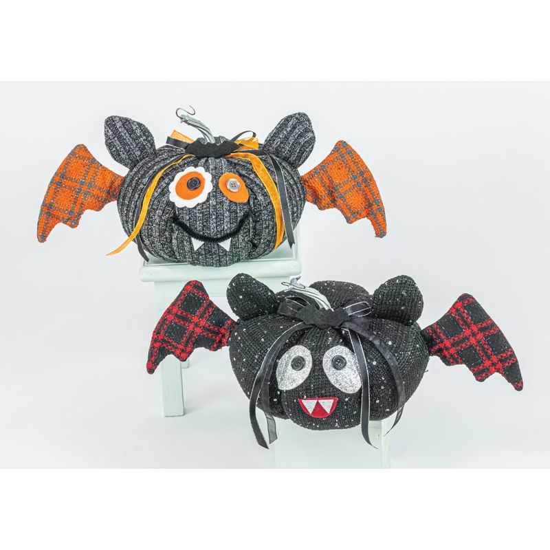 Betty & Bobby Batty Pumpkins - 2 Assorted
