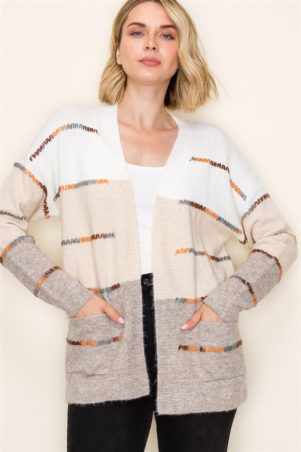 It's All in The Stitches Cardigan Sweater