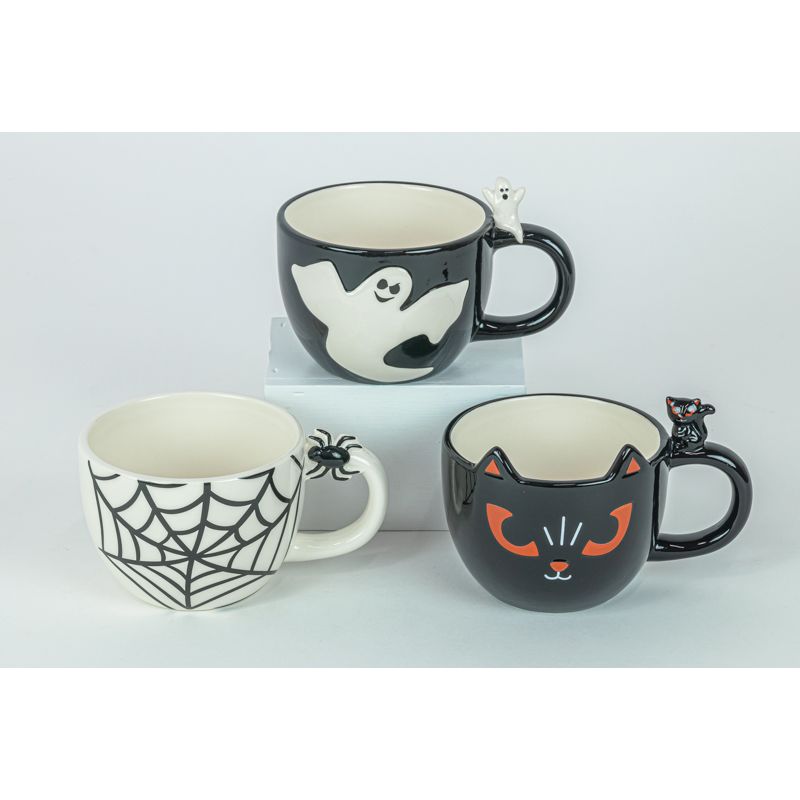 Halloween Mugs - Assortment of 3