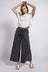 The Winnie Mineral Washed Terry Knit Wide Sweatpants - Plus Size