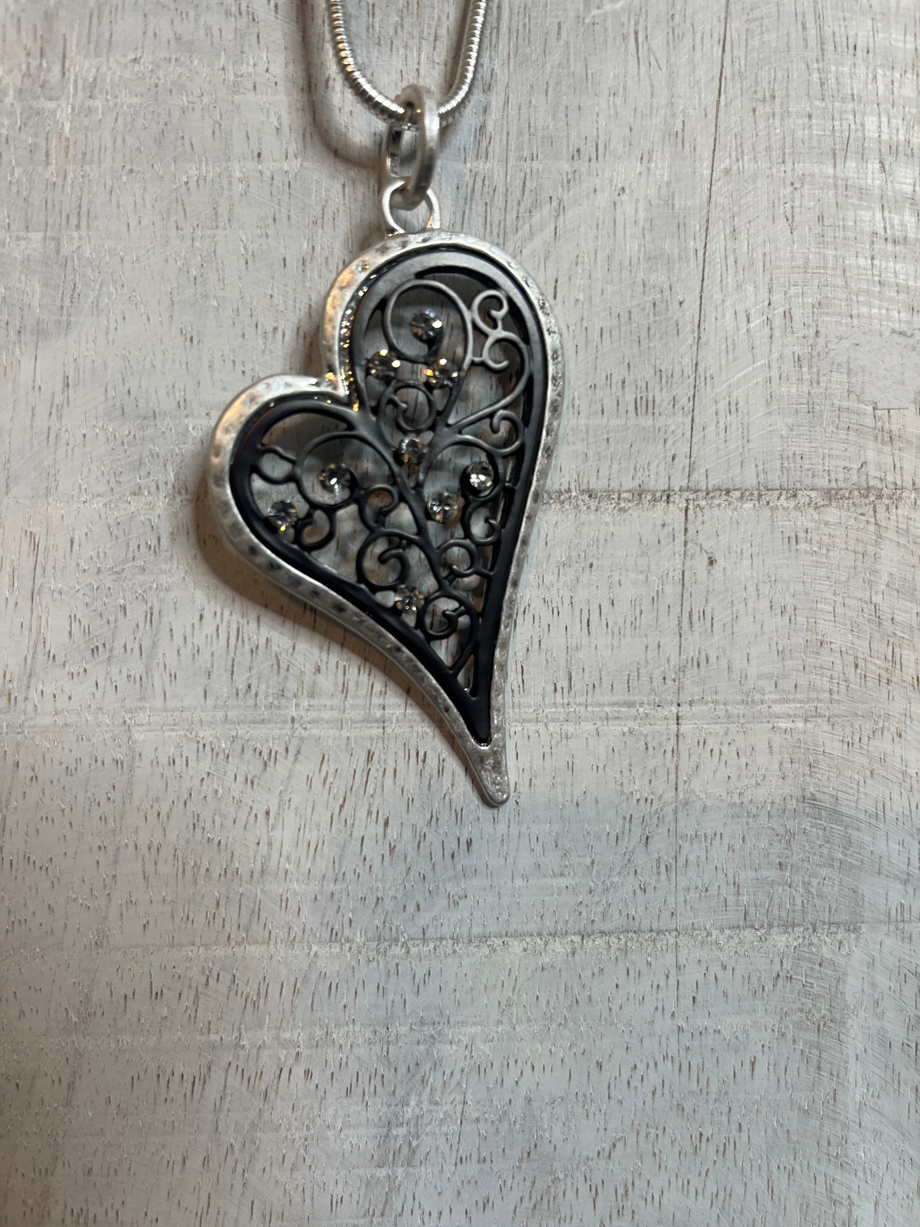 Sparkle My Heart Necklace