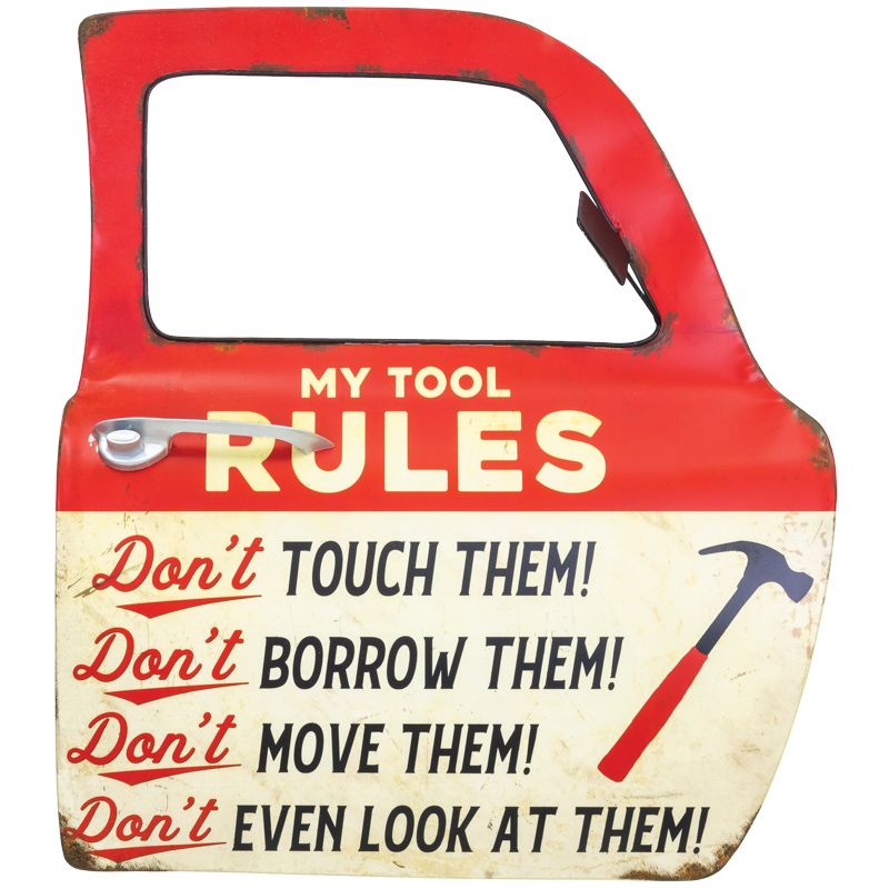 Tool Rules Door Wall Hanger